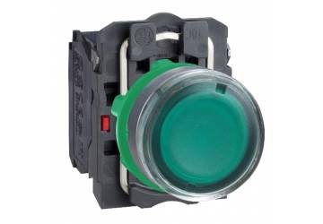 XB5AW33B5 - Illum. Push Button - Green - 24 V AC/DC